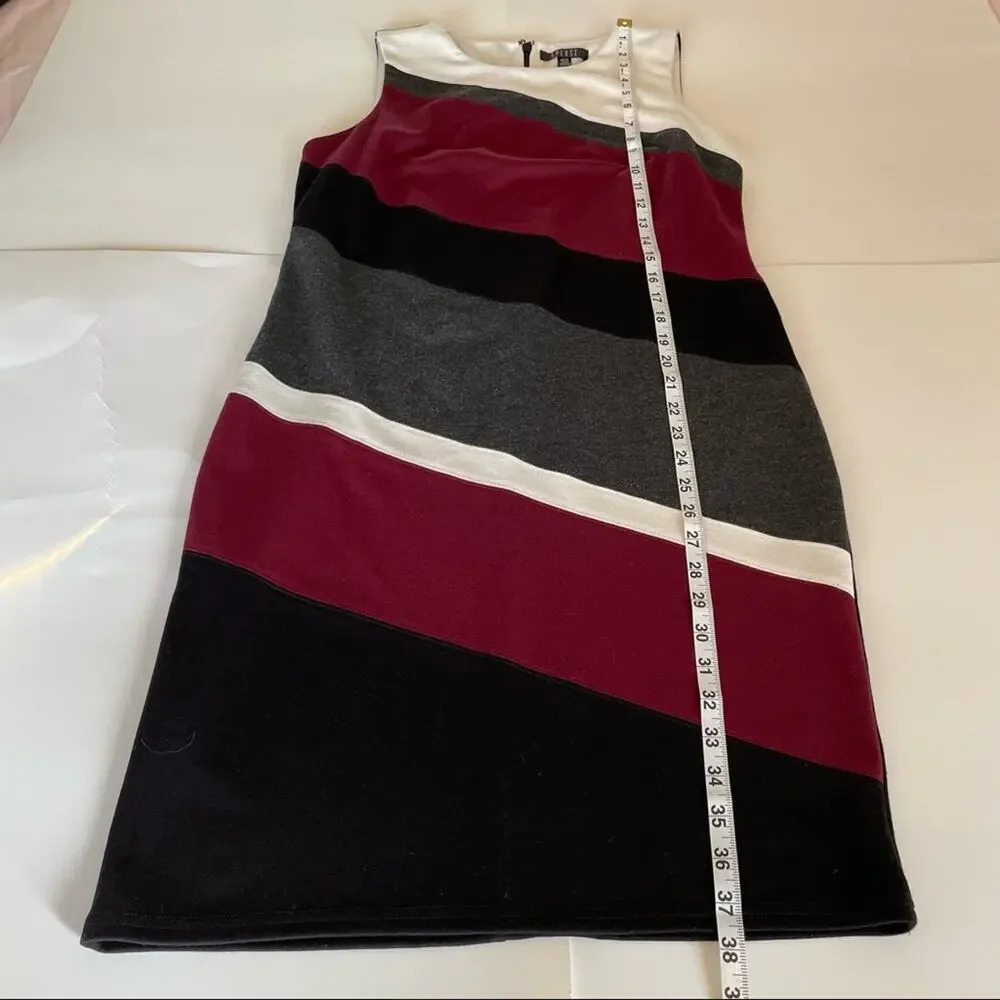 Spense Color block Sleeveless Sheath Dress Size 10 - Picture 6 of 9